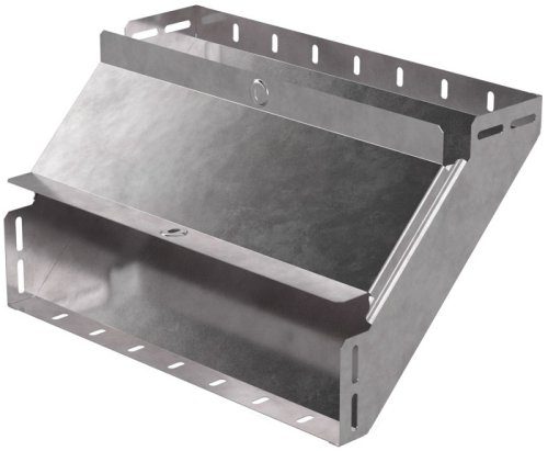 Угол для лотка вертикальный внутренний с крышкой Промрукав Стандарт 90град. 400х100 фото Угол для лотка вертикальный внутренний с крышкой Промрукав Стандарт 90град. 400х100 картинка